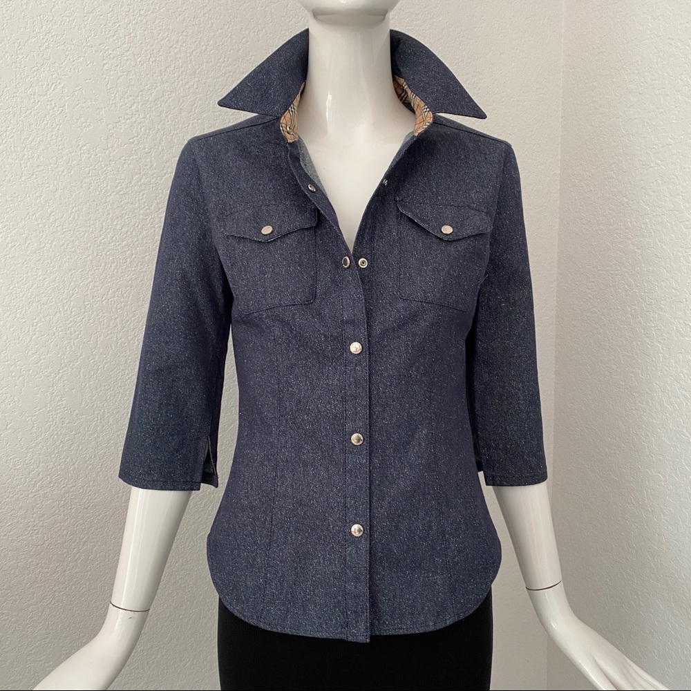 Burberry denim blouse